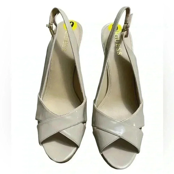 Guess Patent Leather Platform Stiletto Heels Size 9 - Picture 2 of 4